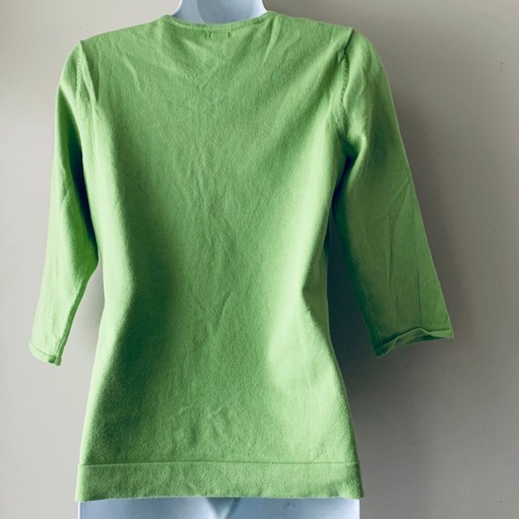 GAP apple green cardigan size M - Picture 7 of 10